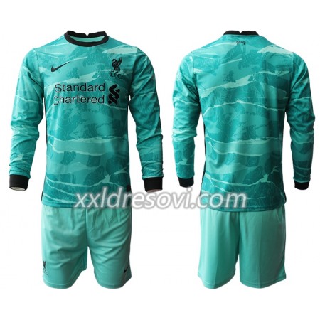 Liverpool Drugi Dječji Komplet Dresovi za Nogomet 2020-2021 Dugim Rukavima (+ kratke hlače)